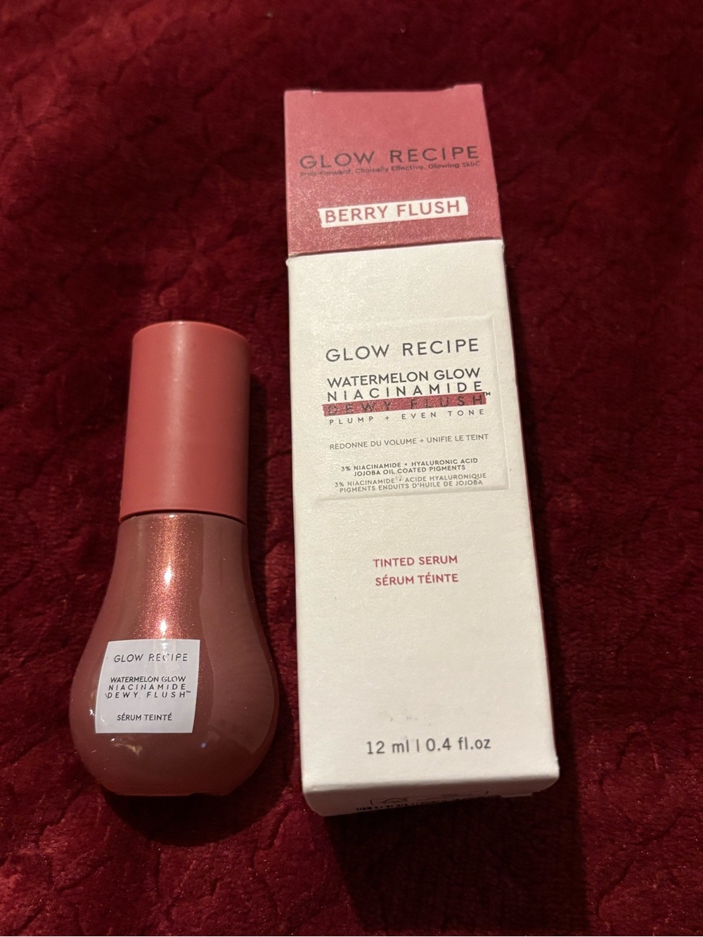 Glow Recipe Watermelon Glow Tinted Serum in Berry Flush Pink